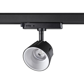 Трековый светильник Novotech PORT 358734 20Вт LED чёрный для трёхфазного трека