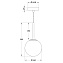 Светильник подвесной Maytoni Basic form MOD321PL-01G2 40Вт E14