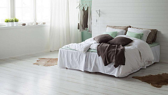 Паркетная доска KARELIA Light дуб SHORELINE WHITE 3011068160137111 2266х188х14мм 3,41кв.м 3-полосная