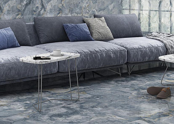 Полированный керамогранит NEODOM Massimo N20489 Azul Onyx Polished 80х160см 2,56кв.м.