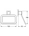Полотенцедержатель GROHE Allure 40339000 хром 19см