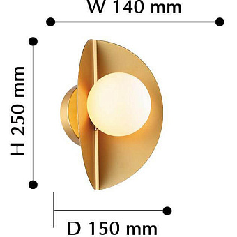 Бра Favourite Kernel 2366-1W 25Вт G9