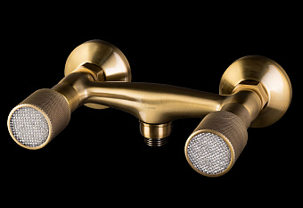 Смеситель для душа Boheme Royal Cristal 314-Royal/CRST бронза