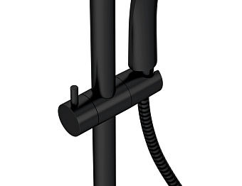 Душевая система CERSANIT BRASKO BLACK 63112 чёрный