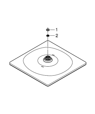 Верхний душ GROHE Rainshower 26567000 хром