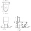Унитаз напольный VITRA VitrA for All 9832B003-7204 ободковый без микролифта