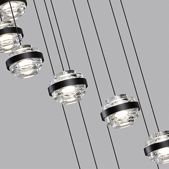 Люстра каскадная Odeon KLOT 5031/80L 80Вт 1 лампочек LED