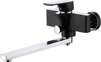 Смеситель для ванны D&K BerlinTechnische DA1433315 чёрный/хром