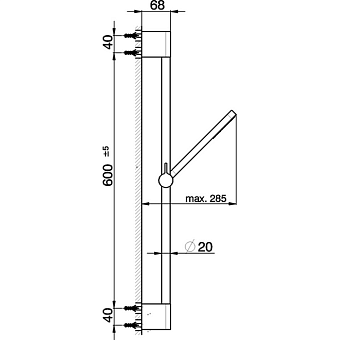 Душевой комплект Cisal Shower DS01060021 хром