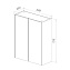 Шкаф подвесной LEMARK Combi LM03C60SH-dub 25х60х75см дуб