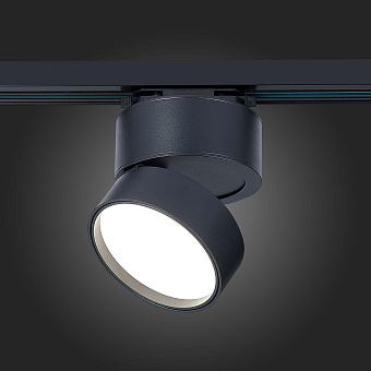 Трековый светильник ST Luce ST651 ST651.446.14 14Вт LED чёрный для однофазного трека