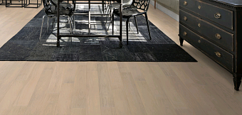 Паркетная доска KARELIA Essence дуб OAK 4 STORY 138 SANDY WHITE 10110648A5253111 1116х138х14мм 1,23кв.м 1-полосная