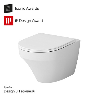 Унитаз подвесной AM-PM Inspire C501700WH безободковый без сиденья