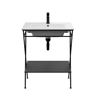 Консоль под раковину KERAMA MARAZZI Piano Next PIA.N.65.BLK чёрный матовый