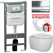Инсталляция с унитазом Ceramica Nova PLAY CN3001_1002CH_1000
