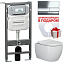 Инсталляция с унитазом Ceramica Nova PLAY CN3001_1002CH_1000