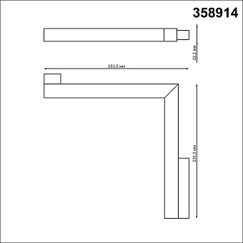 Трековый светильник Novotech FLUM 358914 24Вт LED белый для низковольтного трека