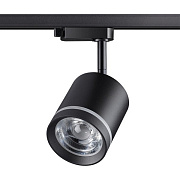 Трековый светильник Novotech PORT 358801 15Вт LED чёрный для однофазного трека