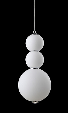 Светильник подвесной CRYSTAL LUX DESI DESI SP3 CHROME/WHITE 12Вт LED