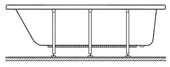 Ножки для ванны VITRA Leg Sets 59990251000