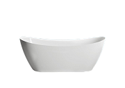 Ванна каменная SALINI NOEMI 101712G S-Sense глянцевая 170х75см отдельностоящая