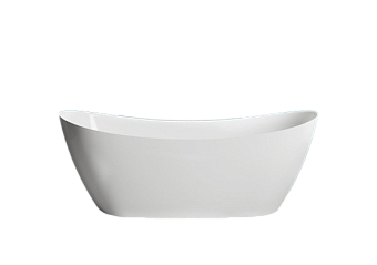 Ванна каменная SALINI NOEMI 101712G S-Sense глянцевая 170х75см отдельностоящая