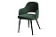 Кухонный стул AERO 54х54х80см велюр/сталь Dark Green