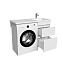 Тумба с раковиной IDDIS Optima Home OPH11RBi95K 48х110х89см
