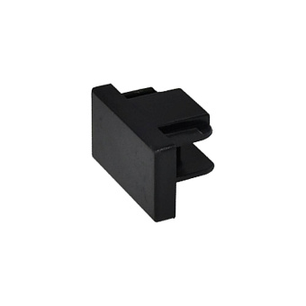 Заглушка шинопровода ST Luce ST002.489.00 чёрный для однофазного трека