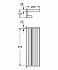 Полка в ванную прямоугольная GROHE Selection Cube 40804000 1-ярусная 20х57,5см хром