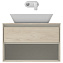 Столешница IDEAL STANDARD CONNECT AIR E0849UK ДСП 44,2х80,4см wood light brown + matt light brown