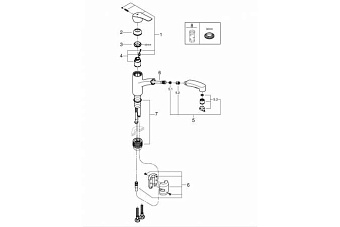 Смеситель для кухни GROHE Eurosmart 30305DC1 выдвижной излив сталь