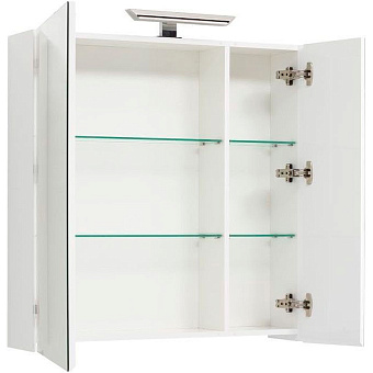 Шкаф зеркальный AQUANET Йорк 202089 20х85х87,3см с подсветкой