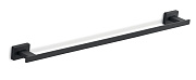 Полотенцедержатель Gedy Atena 4421/60(14) чёрный матовый 60см