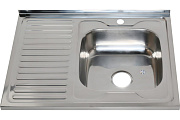 Мойка кухонная MELANA 8060 016 t R (*10) 80х60см хром