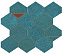 Керамическая мозаика Atlas Concord Италия Blaze 9BNV Verdigris Mosaico Nest 29,4х25,8см 0,455кв.м.