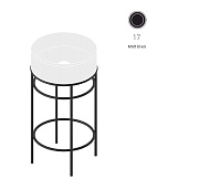 Консоль под раковину ArtCeram Vogue ACA058 17+TFA012 91+OSL010 17 00 Matt black