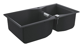 Мойка кухонная GROHE K700 31658AP0 90х50см чёрный гранит