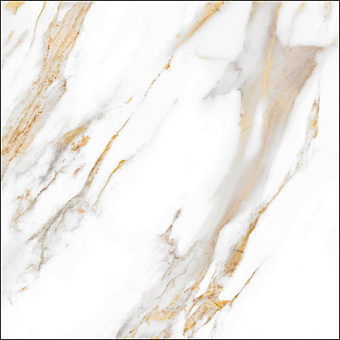 Матовый керамогранит Global Tile Calacatta Royal_GT GT60600103MR белый 60х60см 1,44кв.м.