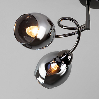 Люстра потолочная Eurosvet Roselyn 30171/4 черный жемчуг 40Вт 4 лампочек E14