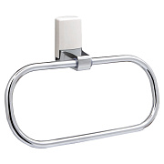 Полотенцедержатель WASSERKRAFT Leine K-5000 WHITE K-5060WHITE бежевый/хром 23см