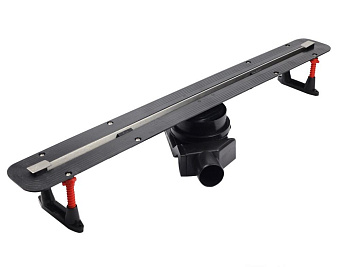 Щелевой душевой трап Pestan Confluo Slim Line 550 64,8х11,6см горизонтальный сток
