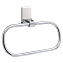 Полотенцедержатель WASSERKRAFT Leine K-5000 WHITE K-5060WHITE бежевый/хром 23см