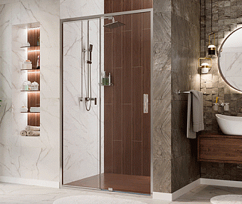 Угловое ограждение WASSERKRAFT Berkel 48P22 200х100см стекло прозрачное