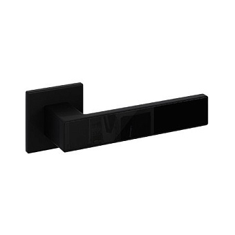 Дверная ручка нажимная Code Deco Slim H-30111-A-BLM/B чёрный матовый