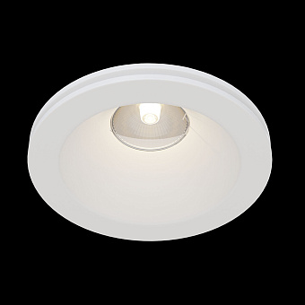 Светильник точечный встраиваемый Maytoni Gyps Modern DL002-1-01-W 35Вт GU10