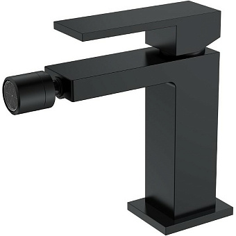 Смеситель для биде Boheme Qubic 476-B чёрный