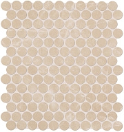 Керамическая мозаика FAP CERAMICHE Roma Diamond fNJA Beige Duna Round Gres Mos. 32,5х29,5см 0,575кв.м.