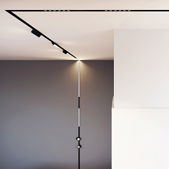 Магнитный трековый светильник Arlight Mag-Flat-Fold-25 034234 6Вт LED чёрный