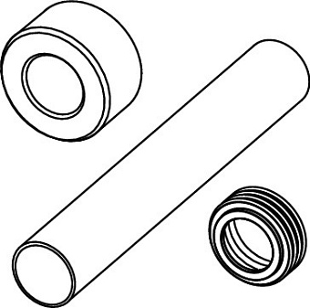 Патрубок Tece 9221011 d4,5см